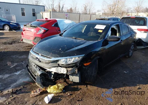 2018 Honda Civic Ex from USA, damaged, VIN 19XFC2F73JE023914